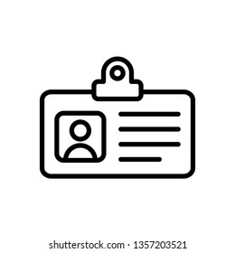 Name Tag Icon Vector Illustration Logo Template