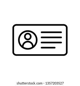 Name Tag Icon Vector Illustration Logo Template