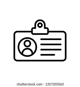 Name Tag Icon Vector Illustration Logo Template