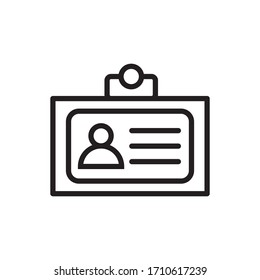 Ilustración vectorial de etiqueta de nombre
