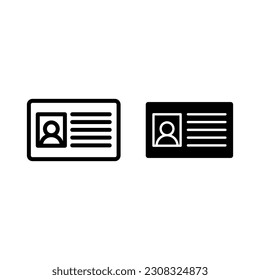 Name tag icon vector illustration logo template for many purpose. Isolated on white background.