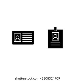 Name tag icon vector illustration logo template for many purpose. Isolated on white background.