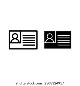 Name tag icon vector illustration logo template for many purpose. Isolated on white background.