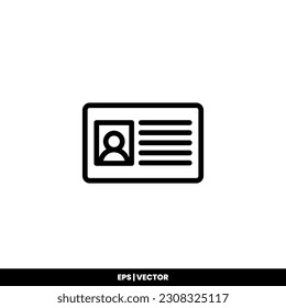 Plantilla de logotipo de ilustración de vector de icono de etiqueta de nombre para muchos fines. Aislado sobre fondo blanco.