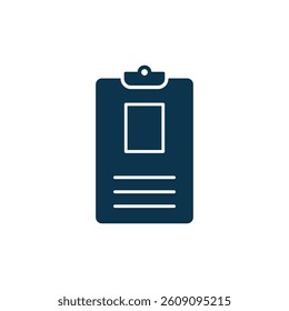 Name Tag Icon Vector Template