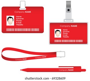 Name tag for id card