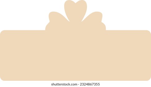 Name Tag Label Flower Decoration