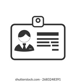 Name tag Ofiice single icon Vector 