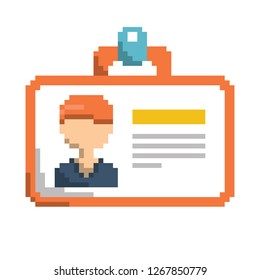 name tag pixel art