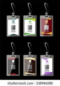 Name tag set, Identification Card, ID card collection