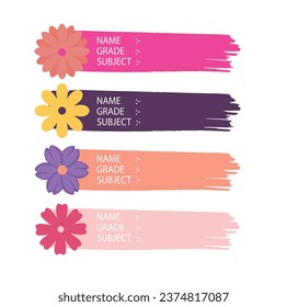 Name Tags für Schulkinder