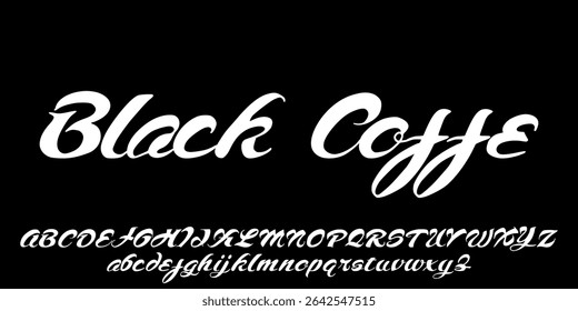 name text hand writing vector