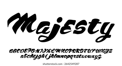 name text hand writing vector