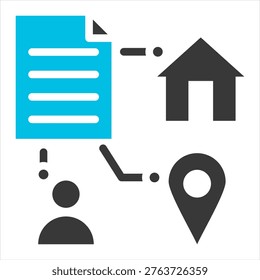 Named Entity Recognition Glyph Color Single Icon