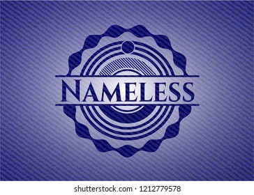 Nameless denim background