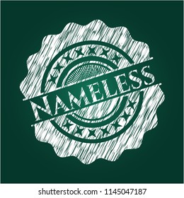 Nameless on chalkboard