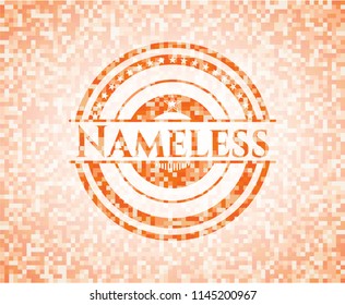 Nameless orange mosaic emblem