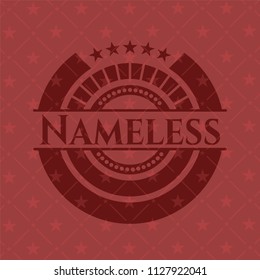 Nameless realistic red emblem