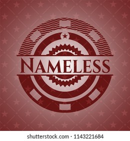 Nameless retro red emblem