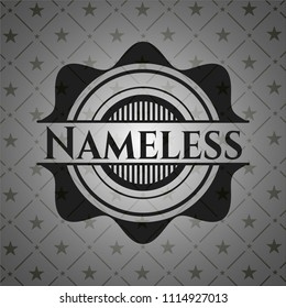 Nameless retro style black emblem