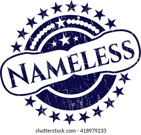 Nameless rubber grunge texture seal
