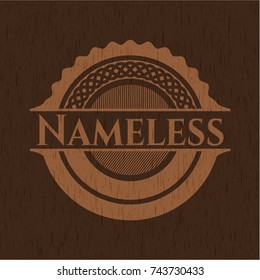Nameless wooden signboards