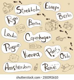 names of cities in Europe