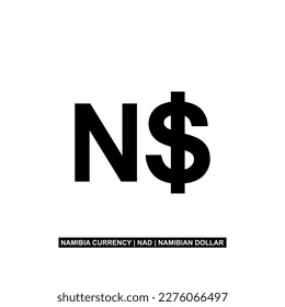 Namibia Currency Symbol, Namibian Dollar Icon, NAD Sign. Vector Illustration