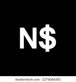 Namibia Currency Symbol, Namibian Dollar Icon, NAD Sign. Vector Illustration