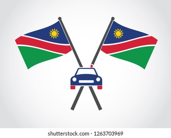 Namibia Emblem Cop Police