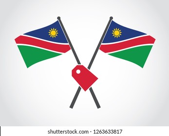 Namibia Emblem Label