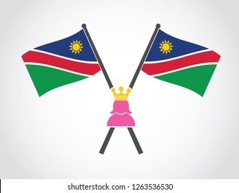 Namibia Emblem Queen