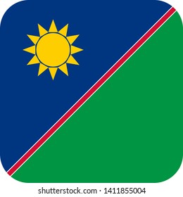 
namibia flag africa illustration vector eps