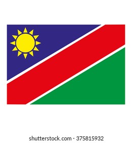 Namibia Flag Icon Button