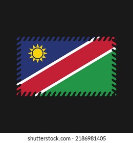 Namibia Flag Vector. National Flag
