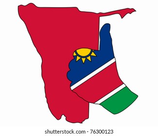 Namibia hand signal