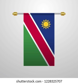 Namibia hanging Flag