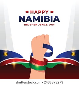 Namibia independence day design illustration