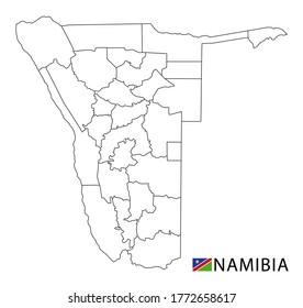 1,864 Namibian Map Images, Stock Photos & Vectors | Shutterstock