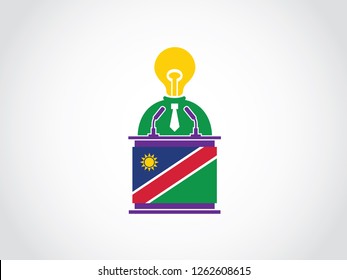 Namibia Podium Lack Of Idea Public Speech