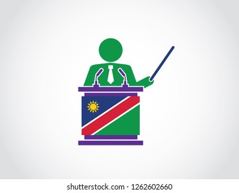 Namibia Podium Teacher Speech