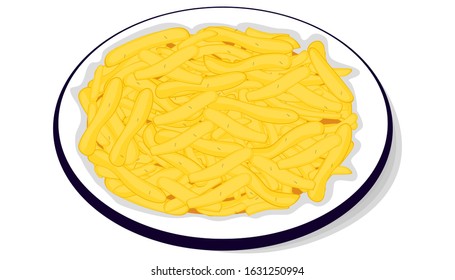 Namkeen Farsan,Ganthiya Chivda indian snacks Vector