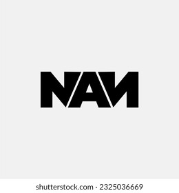 NAN initial letter monogram logo