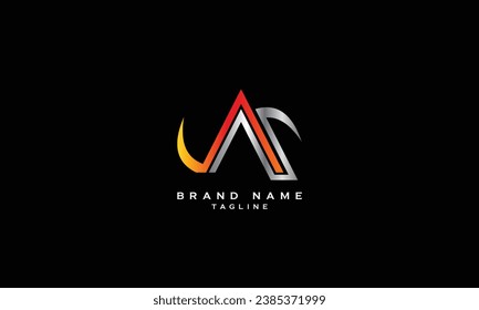 NAN, NNA, ANN, Abstract initial monogram letter alphabet logo design