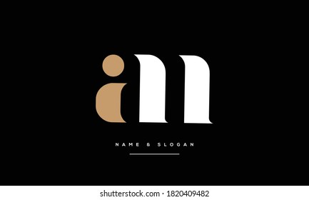 AN ,NA,N,A  Abstract Letters Logo Monogram