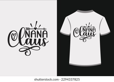 Nana Claus.This is an editable EPS vector file.