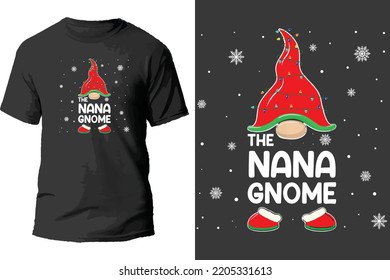 The nana gnome t shirt design.