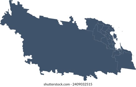 Nanaimo Census Metropolitan Area (CMA) Census Tracts, British Columbia Province of Canada