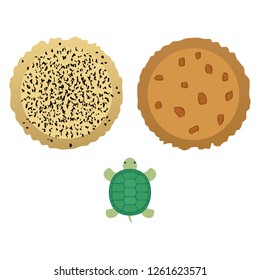 Nanbu crackers and tortoise