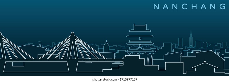 Nanchang Multiple Lines Skyline and Landmarks